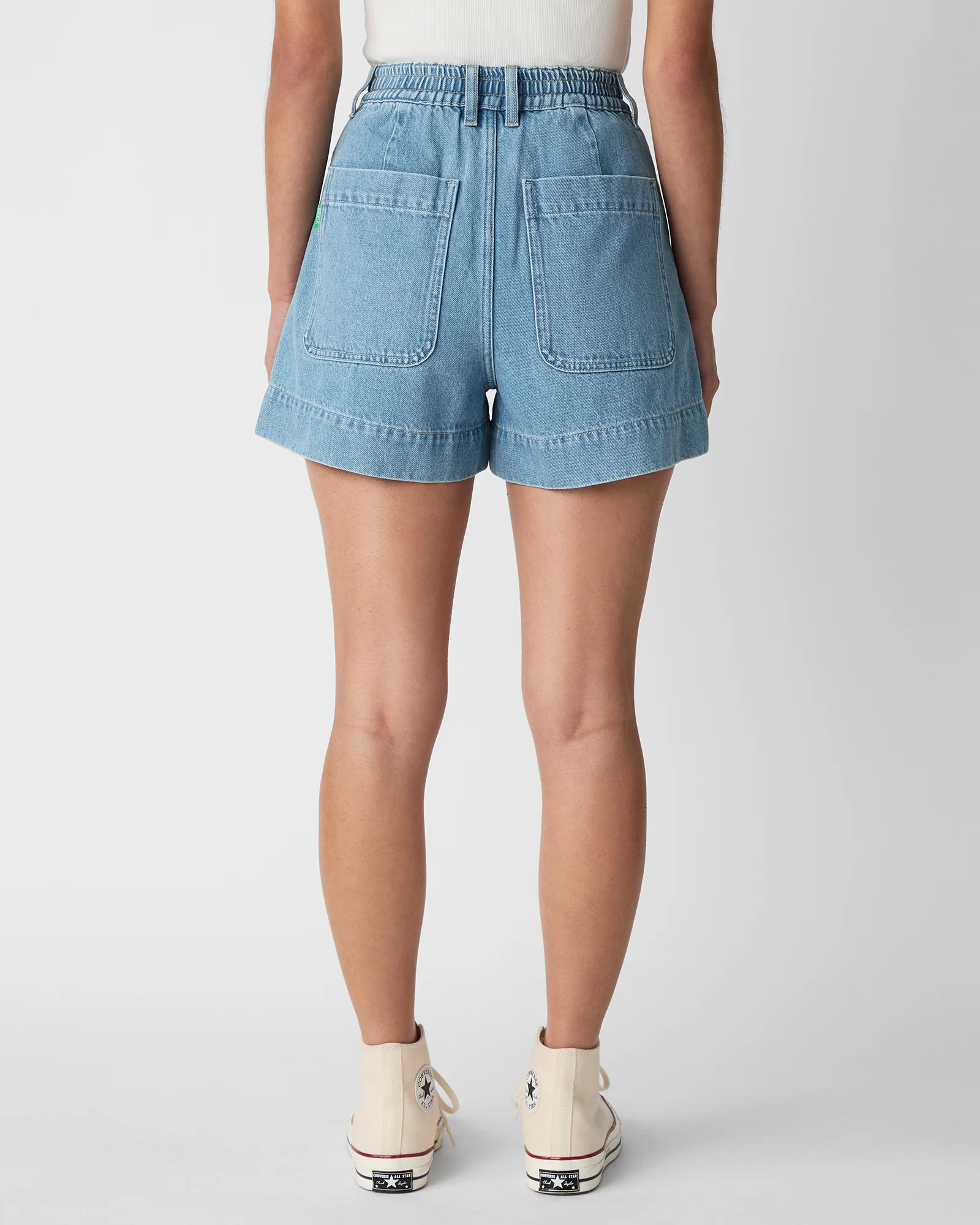 Denim High Waist Short - Image 4