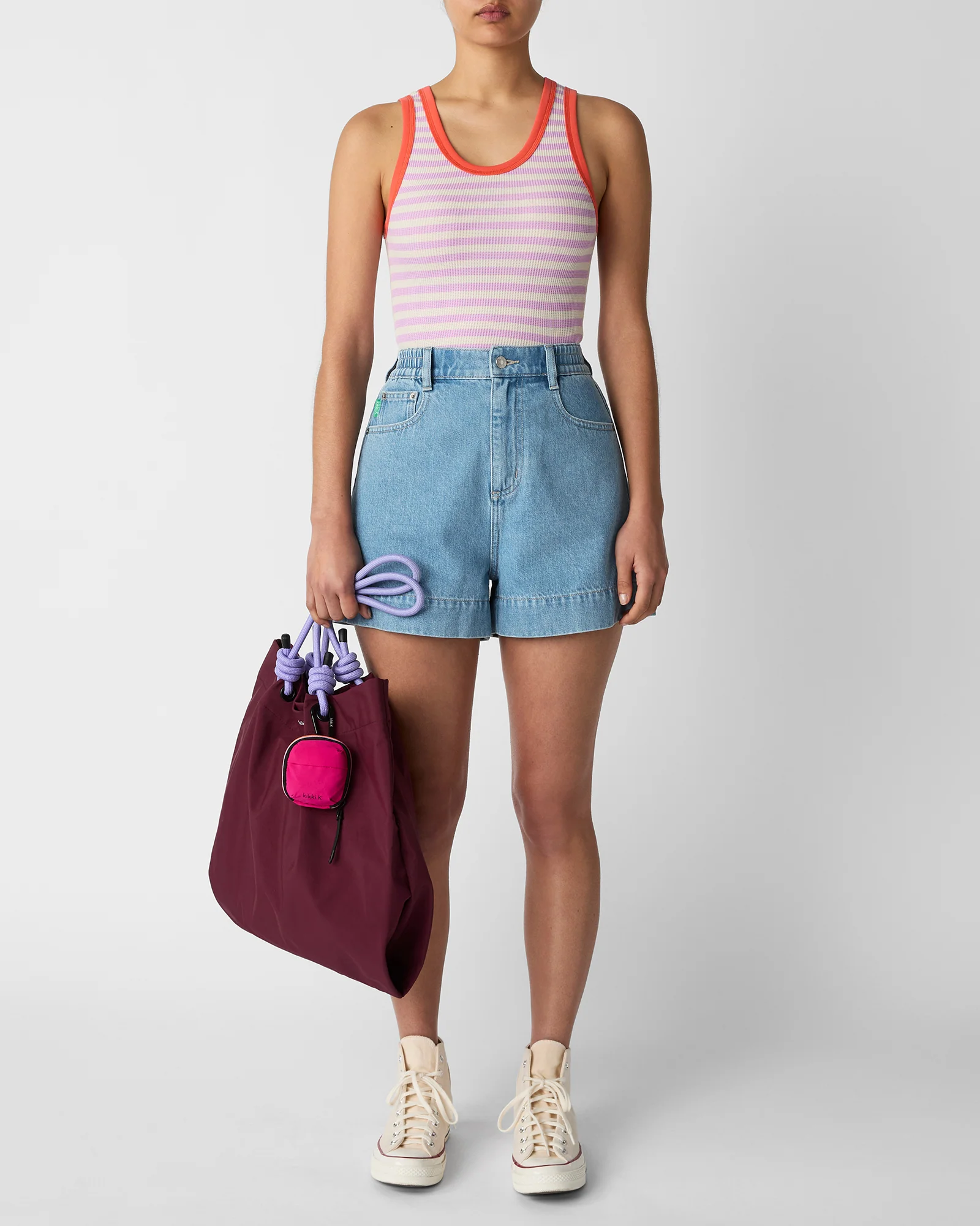 Denim High Waist Short - Image 5