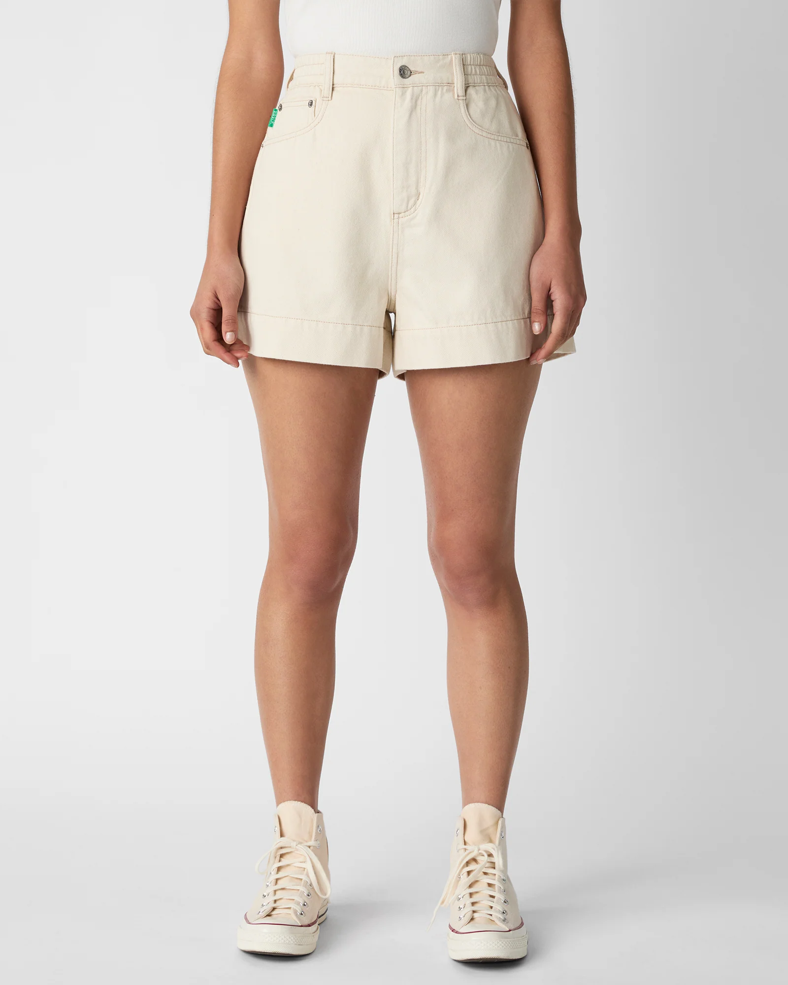 Denim High Waist Short - Image 4