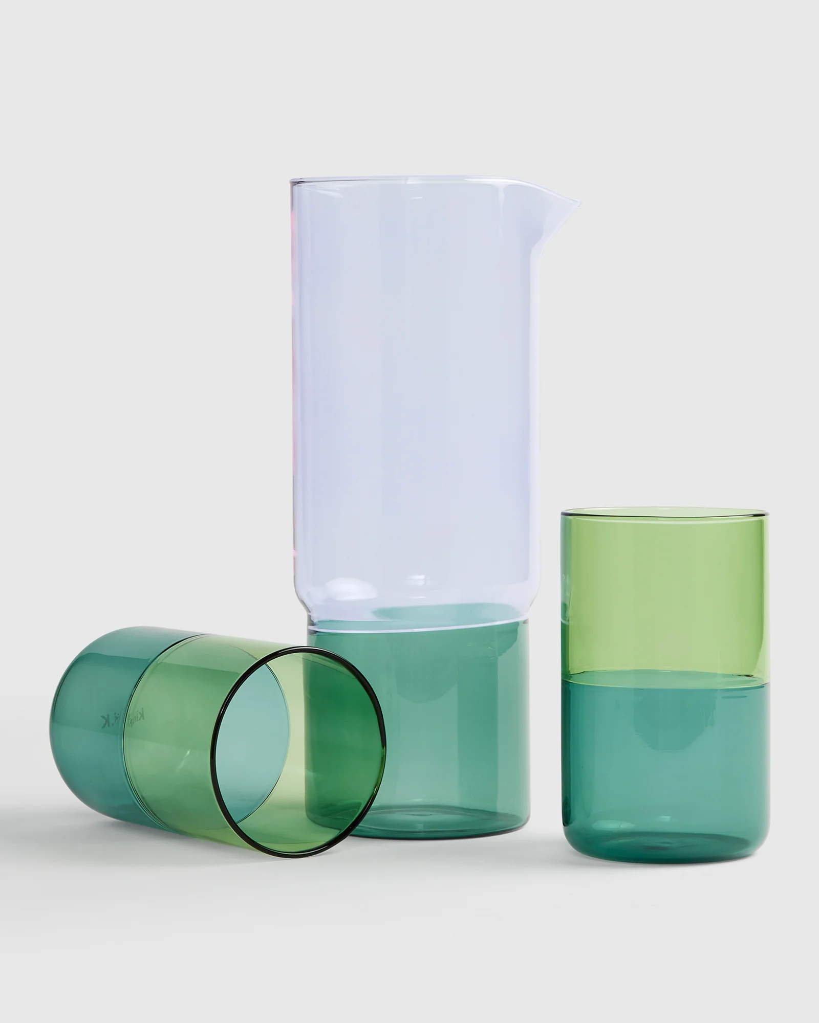 Two-Tone Glass Carafe - Image 5